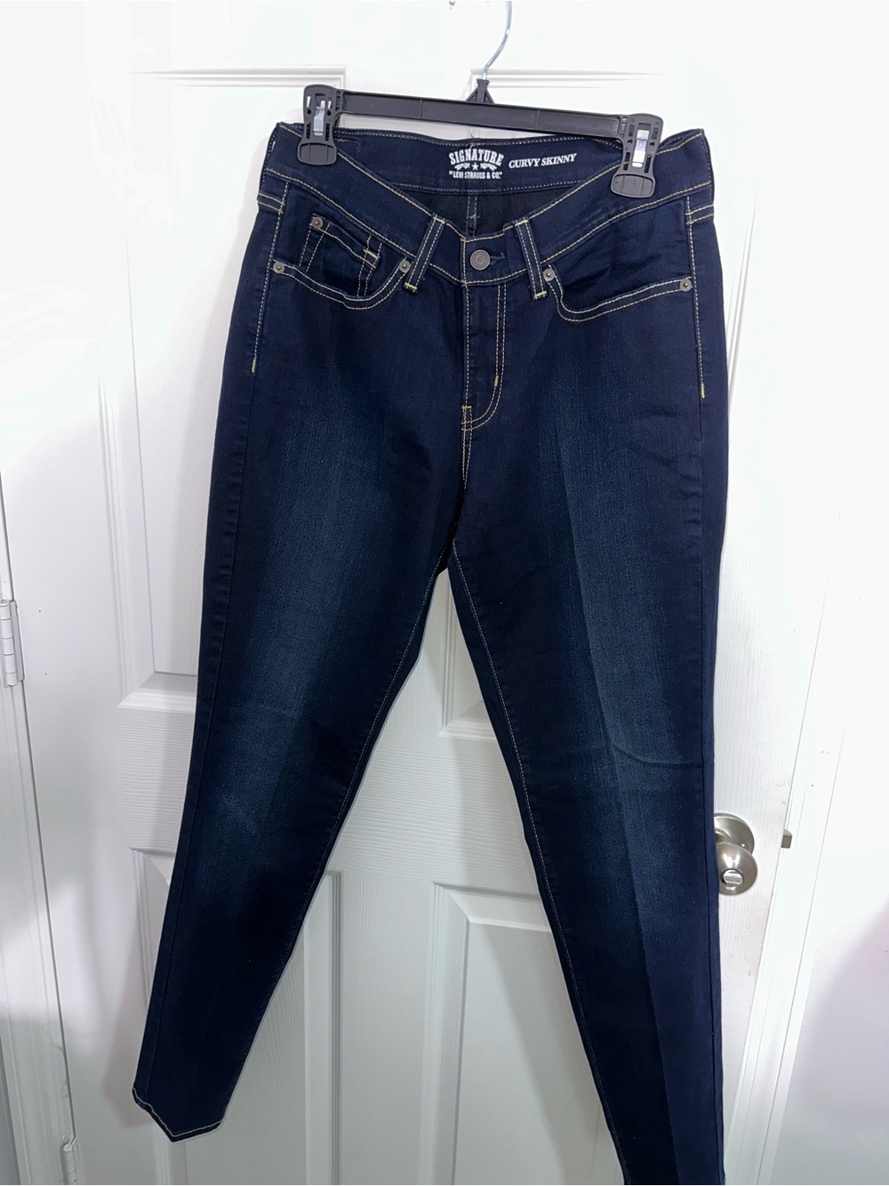 Levi's Curvy Skinny Jeans - Dark Indigo Blue